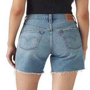 Levi's 501 Mid-Thigh Shorts Frayed Hem Women's 27 Ticked and Untied NWT